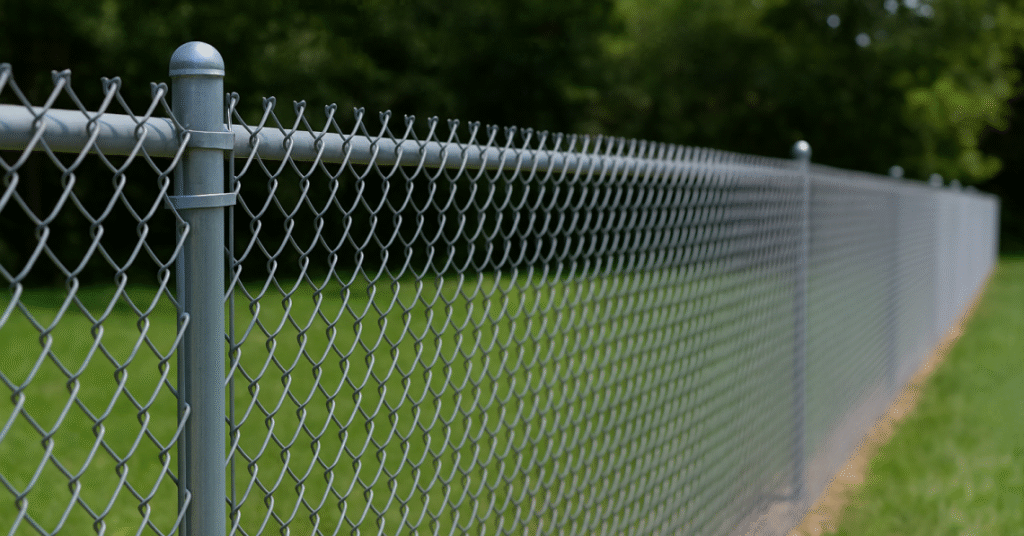 การติดตั้งรั้วตาข่ายถัก Chainlink